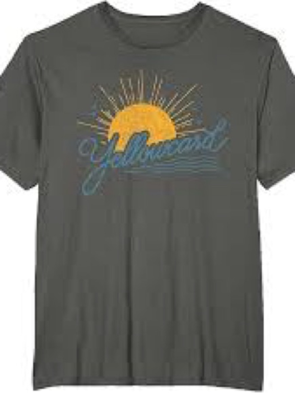 Yellowcard Script Sun Graphic T-Shirt Size Large New